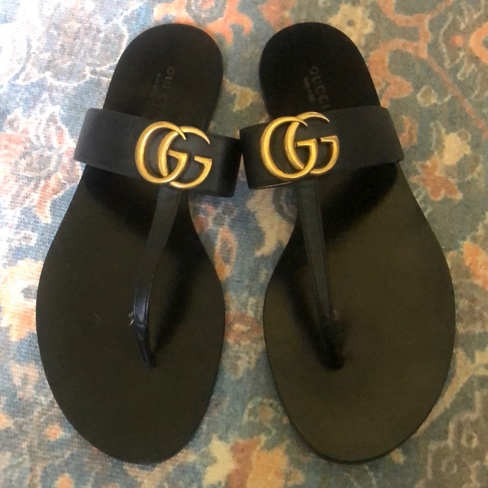 Gucci Marmont Thong sandal, size 40